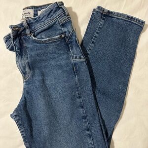 New Look Lift and Shape Blue Petite High Rise Mom Jeans